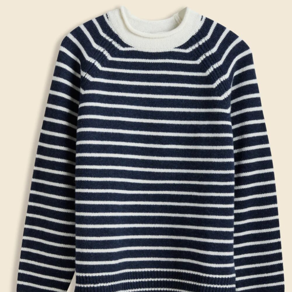 Alex Mill Freja Sweater - Striped Indigo